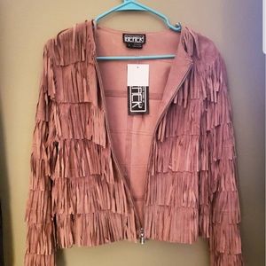 Berek tab leather jacket